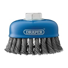 Draper 100mm x M14 Twist Knot Wire Cup Brush