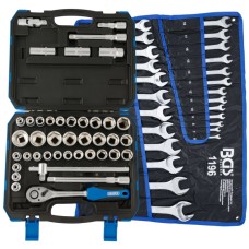 Draper 1/2" Socket Set + BGS Technic Combination Spanner Set (66 Piece Bundle) (LIMITED OFFER)