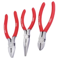 Draper 160mm Pliers Set with PVC Dipped Handles (3 piece)