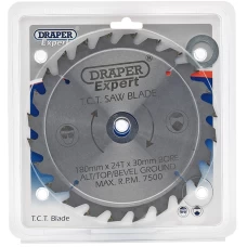 Draper EXPERT TCT Saw Blade 180 x 30mm (24T)
