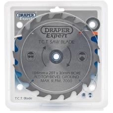 Draper EXPERT TCT Saw Blade 184 x 30mm (20T)