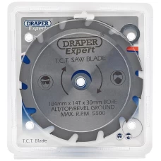 Draper EXPERT TCT Saw Blade - Nail Cutting 184 x 30mm (14T)