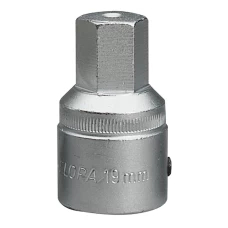 Draper 19mm 3/4" Square Drive Elora Hexagon Screwdriver Socket