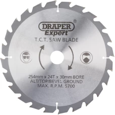 Draper EXPERT TCT Saw Blade 254 x 30mm (24T)