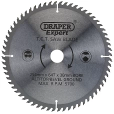 Draper EXPERT TCT Saw Blade 254 x 30mm (64T)