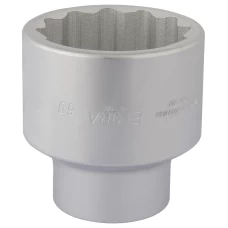 Draper 60mm 1" Square Drive Elora Bi-Hexagon Socket