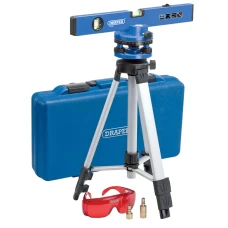 Draper 400mm Laser Level Kit with 360° Swivelling Tripod