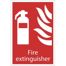 Draper 'Fire Extinguisher' Fire Equipment Sign