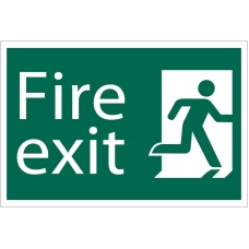 Draper 'Fire Exit' Safety Sign