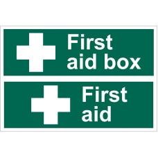 Draper 'First Aid Box' Safety Sign