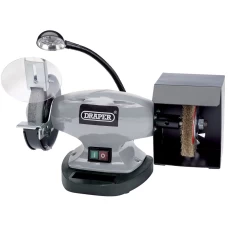 Draper 150mm Bench Grinder and LED Worklight (370W)
