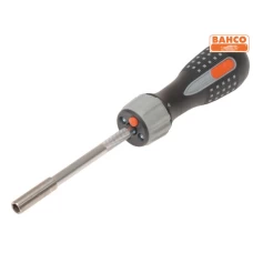 Bahco 808050L LED Ratchet Screwdriver & 6 Bits