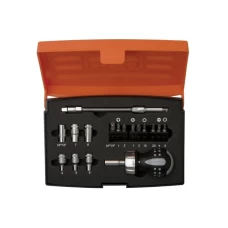 Bahco 808050S-18 Stubby Ratchet Screwdriver Set of 18
