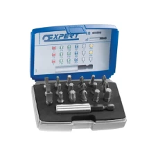 Expert 1/4in Bit Set 19 Piece + Bit Holder