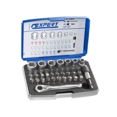 Expert 1/4in Bit Socket + Accessory Set 39 Piece