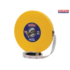 Faithfull Closed ABS Fibreglass Long Tape 50m/165ft (Width 13mm)