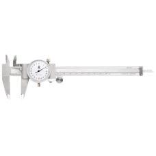 Moore and Wright Dial Caliper White Face 0-6in