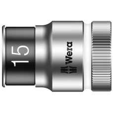 Wera 8790 HMC HF Zyklop Bolt Holding Socket 1/2in Drive x 15mm Hex