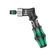 Wera KK Pistol RA High Torque Ratchet Screwdriver & 6 Bits