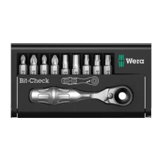 Wera BCBR9 Zyklop Bit-Check Ratchet & Bit Set of 10