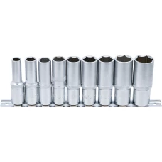 BGS Technic Socket Set, Hexagon, deep | 12.5 mm (1/2