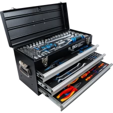 BGS Technic Electricians-Metal Workshop Tool Case | 3 Drawers | with 147 Tools