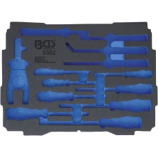 BGS Technic Foam Tray for BGS BOXSYS1 & 2 | empty | for BGS 3352