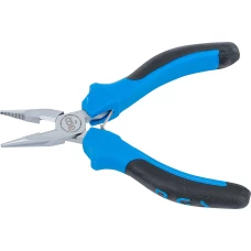 BGS Technic Electronic Long Nose Pliers | straight | spring loaded | 130 mm