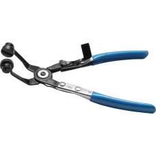 BGS Technic Hose Clamp Pliers | Bent Type | with Ratcheting Function | 220 mm
