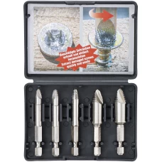 BGS Technic Screw Extractor Set | #0-#3 | 5 pcs.