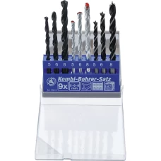 BGS Technic Combination Drill Set | 5 - 8 mm | 9 pcs.