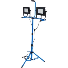 BGS Technic Duo-SMD-LED Work Flood Light | with Tripod | 2 x 70 W