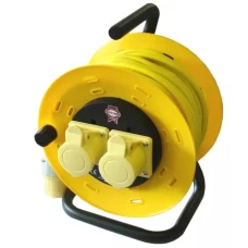 Faithfull Power Plus Cable Reel 50m 16 amp 1.5mm Cable 110V