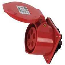 SCAME Industrial Grade 16A Panel Socket 400V 5 Pin