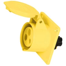 SCAME Industrial Grade 16A Panel Socket 110V 3 Pin