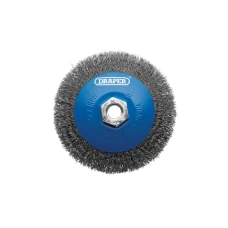 Draper 115mm Steel Bevelled Crimped Wire Wheel Brush - M14
