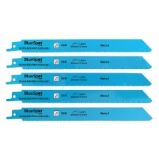 BlueSpot Tools Bi-Metal Reciprocating Saw Blade 240mm x 5 TPI Pack of 5