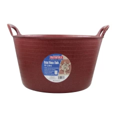 Faithfull Eco Flex Tub 15 litre - Recycled Red