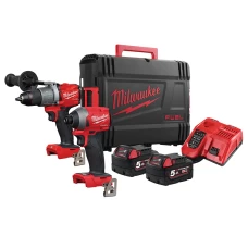 Milwaukee Power Tools M18 FPP2A2  FUEL™ Gen 3 Twin Pack 18V 2 x 5.0Ah Li-ion