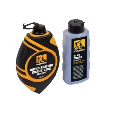 Roughneck Rapid Rewind Chalk Line Reel Set 30m