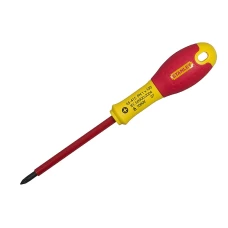 STANLEY® FatMax® VDE Insulated Screwdriver Phillips Tip PH0 x 75mm