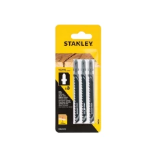 STANLEY® HCS Fast Wood T-Shank Jigsaw Blade 100mm (Pack 3)